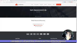 Recover Encrypted ZIP File Password Online