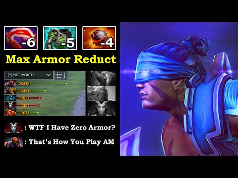 NO NEED BASHER Armor Reduction Anti Mage +1K XPM Crazy Outfarm Everyone with Skadi AC Build DotA 2