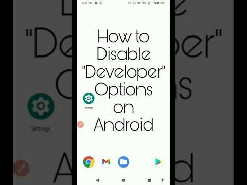 How to disable Developer Options on Android phones in just 15 Sec? #howto #shorts