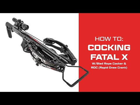 How To: Cocking Fatal X With Sled Rope Cocker & RDC (Rapid Draw Crank)