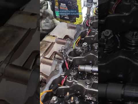 How to REMOVE Injector, WITHOUT Special Tool, Cummins 5.9 Missfire #diesel #trucks #repair #truck
