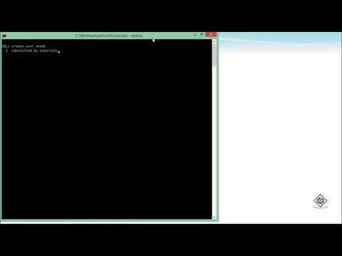 Oracle SQL Creating Users