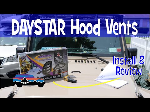 DayStar Jeep Hood Vent Install and Test - Does it Work??