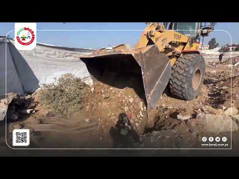 ردم بئر ماء قديم يشكل خطر على السكان والنازحين على شارع صلاح الدين