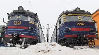 Электропоезда ЭР2-1027 и ЭР12-6001 / ER2-1027 and ER12-6002 EMU's