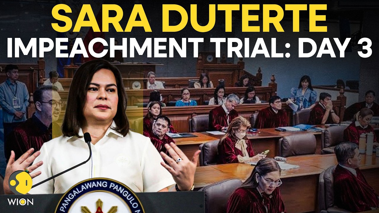 Philippines Senate LIVE LIVE: Day 3 Of Sara Duterte Impeachment Trial Begins | Sara Duterte Hearing