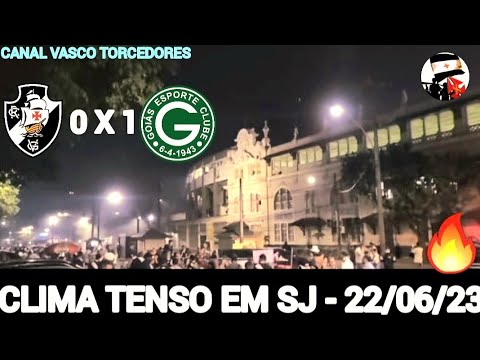 VASCO 0 X 1 GOIÁS -  PÓS JOGO CLIMA TENSO EM SÃO JANUÁRIO. - 22/06/2023
