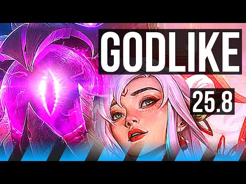 VEL'KOZ vs IRELIA (MID) | Godlike | EUW Master | 25.8