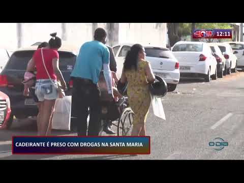 Cadeirante eÌ preso com drogas na Santa Maria 24 08 20