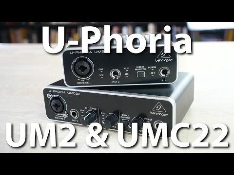 Behringer U-Phoria UM2 und UMC22 - Zwei Einsteiger-Audio-Interfaces im Test