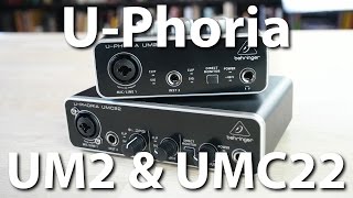 Video thumbnail for Behringer U-Phoria UM2 und UMC22 - Zwei Einsteiger-Audio-Interfaces im Test by Obli