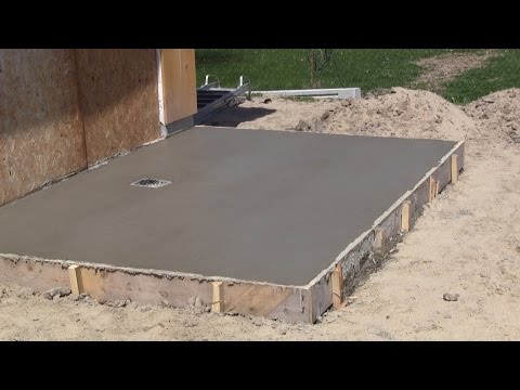 L'gosseux d'bois Ep 86  - Des dalles de béton en face des portes de l'atelier