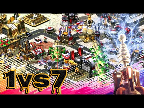 Red Alert 2 | Can You Survive In The Middle? | (7 vs 1)