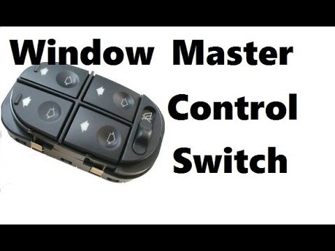 How to Remove Install Power Window Master Control Switch