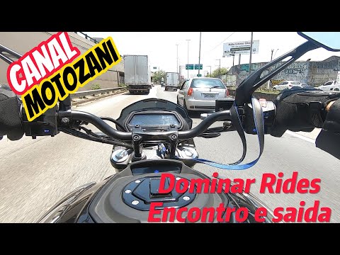 Motozani - Bajaj Dominar 250 -Dominar Rides passeio organizado pelas concessionarias Bajaj Tuiuti-SP