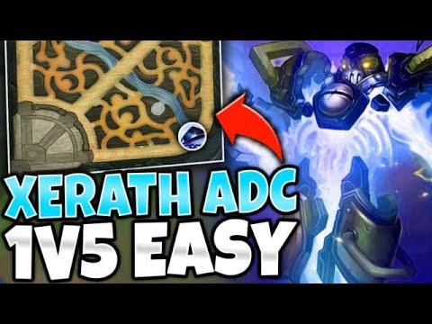 #1 XERATH WORLD GOES 1V5 GOD MODE AS ADC!! (NEW META) - League of Legends