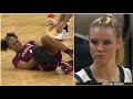 Player KICKED After Trying To TRIP Opponent With Her Legs, Then Waves Goodbye To Her After Ejection!