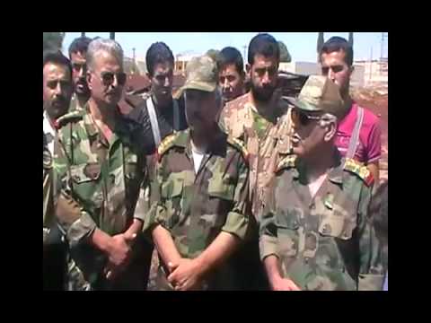 العميد مصطفى الشيخ يزور مدينة عندان في ريف حلب