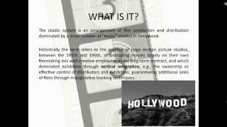 HOLLYWOOD STUDIO SYSTEM