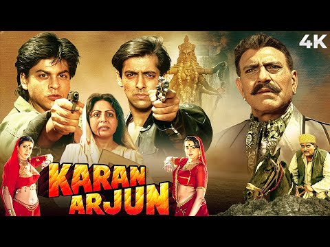 Karan Arjun (1995) Full Hindi Movie (4K) Salman Khan & Shah Rukh Khan & Kajol | Raakhee | Amrish P.