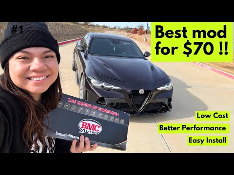 Instantly BOOST Your Giulia's Performance BMC Air Filter Upgrade!