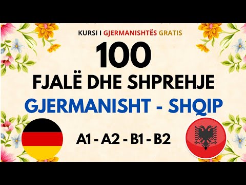 100 FJALË DHE SHPREHJE GJERMANISHT SHQIP