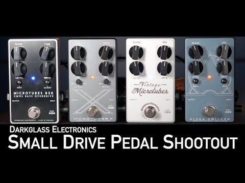 Do All Darkglass Pedals Sound The Same?  (Small Drive Pedal Shootout)