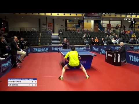 NK 2018 Dames enkel: Shuo Han Men - Tali Cohen