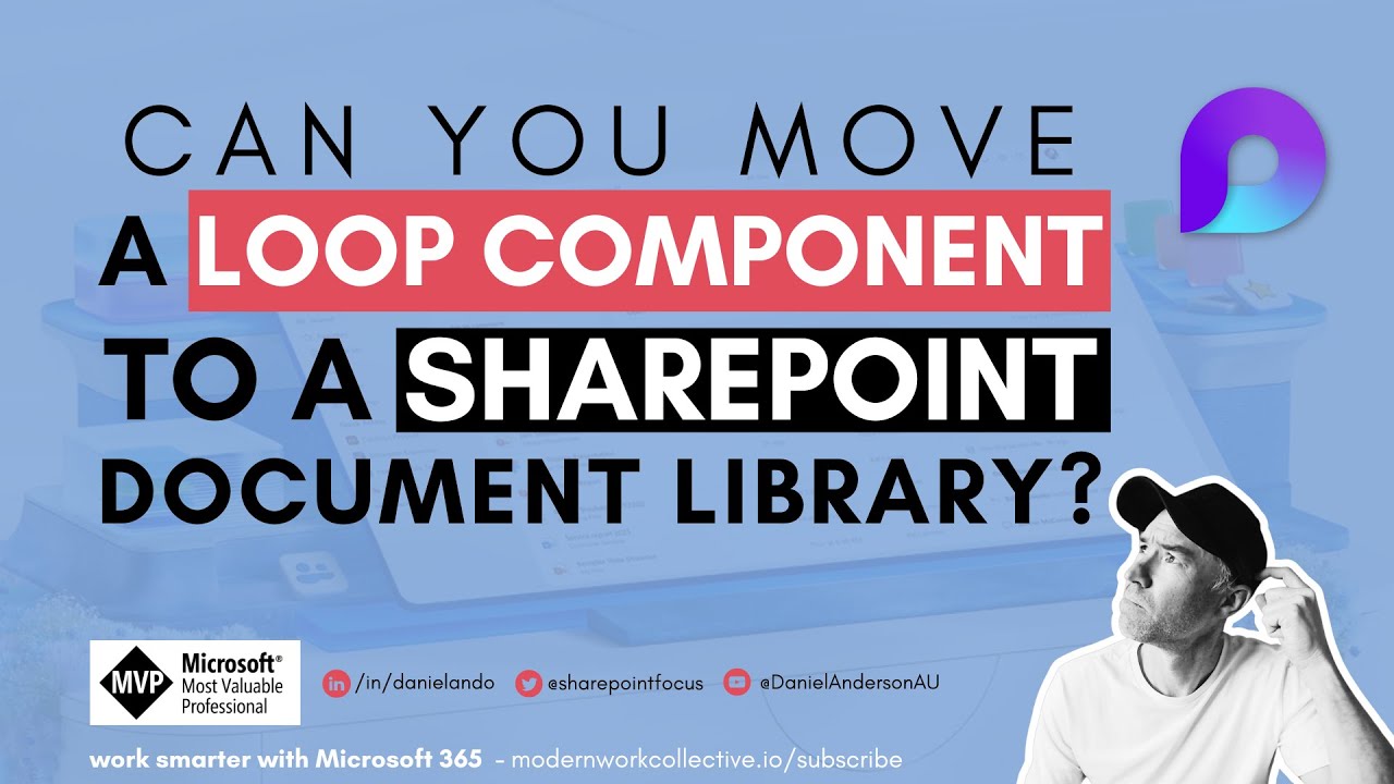 Can you move a Loop Component to a SharePoint Document Library