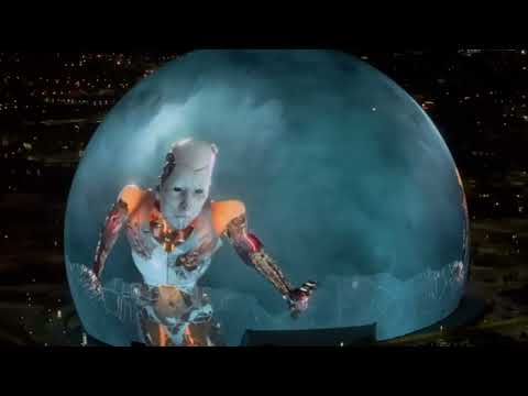 OMG! Android ESCAPES at 2:29 in Las Vegas SPHERE #android  #digitalart