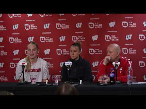 Post-Game Media Conference || Wisconsin Volleyball vs USC || Oct. 19, 2025