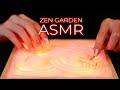 ASMR Relaxing Pink Salt Zen Garden Triggers No Talking