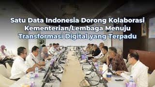 Download lagu Satu Data Indonesia Dorong Kolaborasi Kementerian/Lembaga Menuju Transformasi Digital yang Terpadu mp3