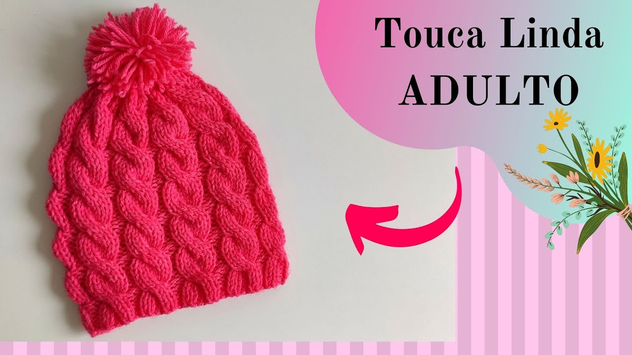 TOUCA DE TRICÔ PARA INICIANTES