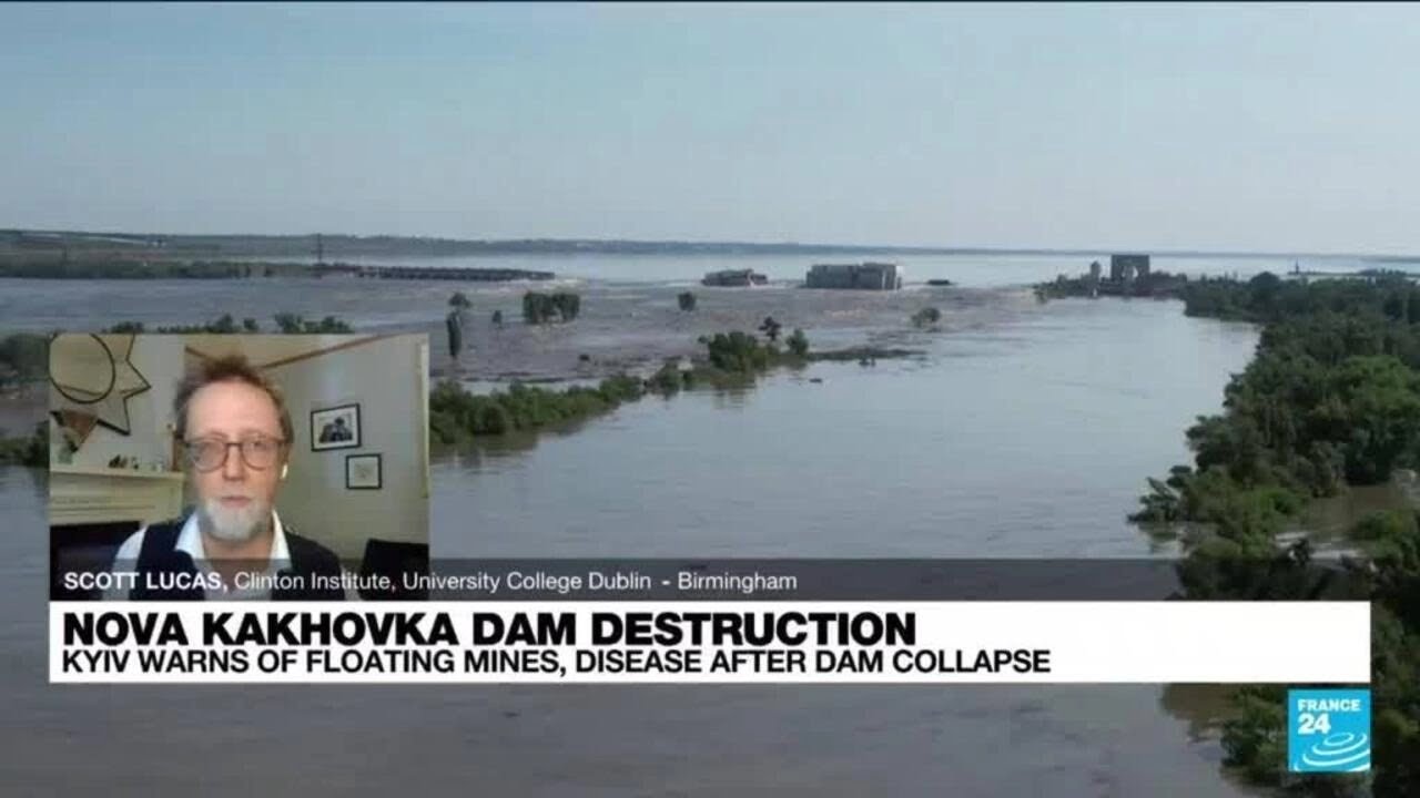 Likely Cause of the Kakhovka Dam Collapse: Hundreds of Pounds of Explosives
