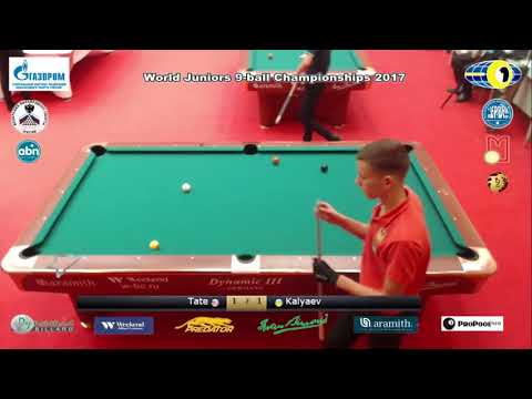 Tate Joey Nathanael v Kalyaev Daniil World Juniors 9 ball Championship 2017