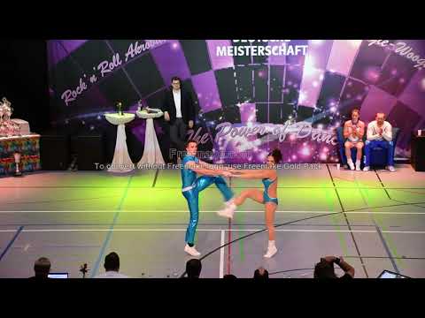 Vanessa Gottschall - Christian Lehr, DM 19, Rock´n´Roll, Finale, A-Klasse, Akrobatik
