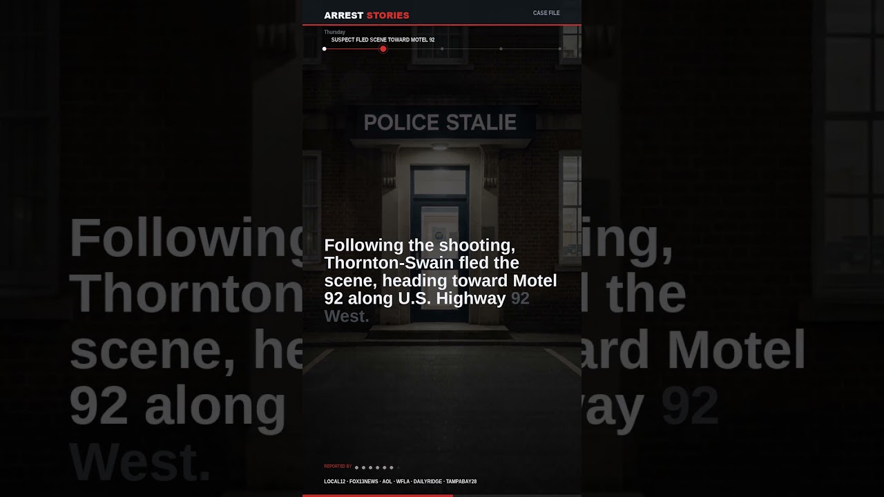 Danford Thornton-Swain Fled to Motel