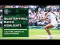 Ajla Tomljanovic vs Elena Rybakina | Match Highlights | Wimbledon 2022