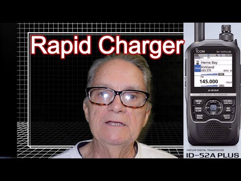 iCom ID-52A Plus Rapid Charger & BP-272 Battery