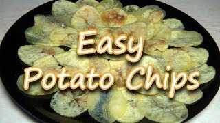Homemade Microwave Potato Chips