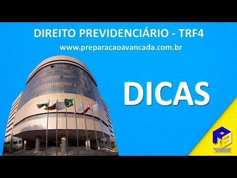 TRF4 - Direito Previdenciário - Professor Milvio Braga