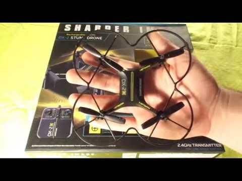 Sharper Image DX-2 Stunt Drone full review and flight
