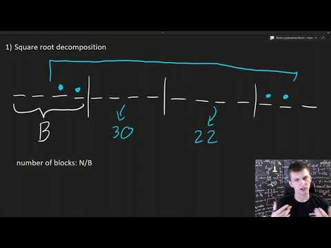 Square Root Decomposition & Mo's Offline Query Ordering Algorithm