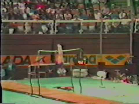 Bettina Schieferdecker 1983 Worlds Optionals Bars