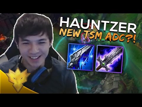 TSM Hauntzer - NEW TSM ADC?! - League of Legends Stream Highlights & Funny Moments
