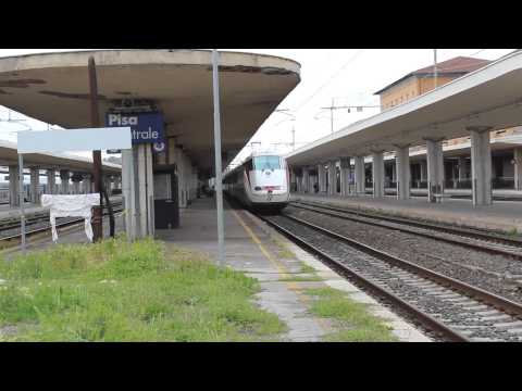 Frecciabianca 9777 da Milano C.le per Roma T. in arrivo e partenza a PisaC.le