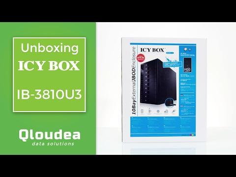 Unboxing IB-3810U3 - Caja para 10 discos USB 3.0