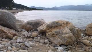 preview picture of video 'Samsung Galaxy S5 4K video test - at beach in Stavros, Khalkidiki, (Greece)'