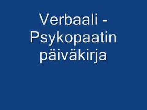 Verbaali - Psykopaatin päiväkirja